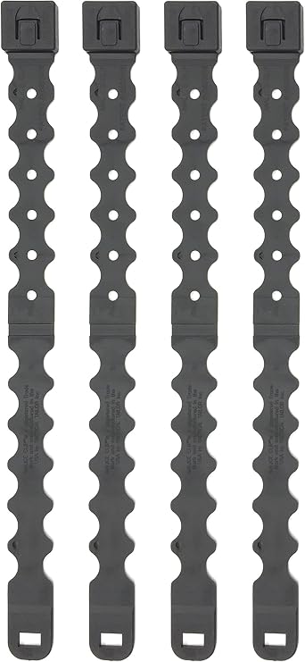 Tactical Tailor Fight Light Malice Clips - 4 pack (Long) (Black)
