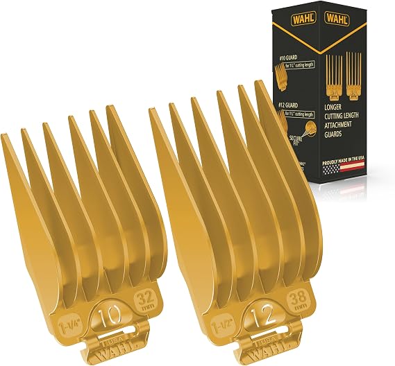 Wahl Hair Clipper Genuine Secure Fit Attachment Guard Set, #10 & #12