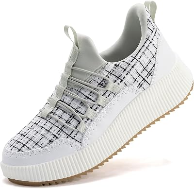 Kyedoo Womens Platform Chunky Sneakers Comfortable Casual Fashion Lace-up City Travel Walking Shoes