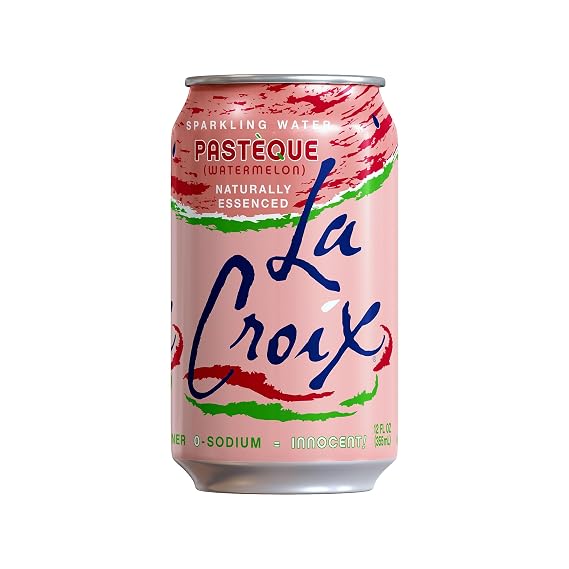 La Croix, Water Sparkling Pasteque Watermelon, 12.0 Ounce