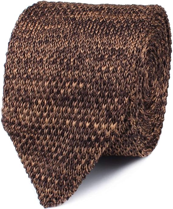 OTAA Caspian Golden Knitted Tie - Mens Wedding Tie - Formal and Casual Occasions