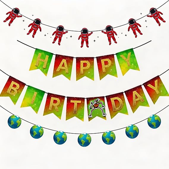 Happy Birthday Banner party decoration Decorative flag supply supplies