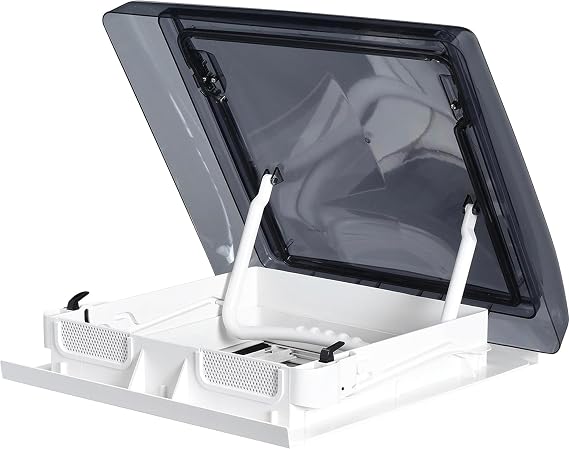 MAXXAIR SkyMaxx 00-97110 Skylight LX Plus, Thin Roof, White Frame