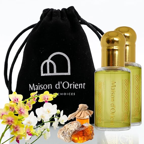 Desert Silk Musk Unisex Perfume Oil 12 mL - Alcohol-Free, Long-Lasting Scent in Authentic Arabian Tola Bottle with Precision Applicator