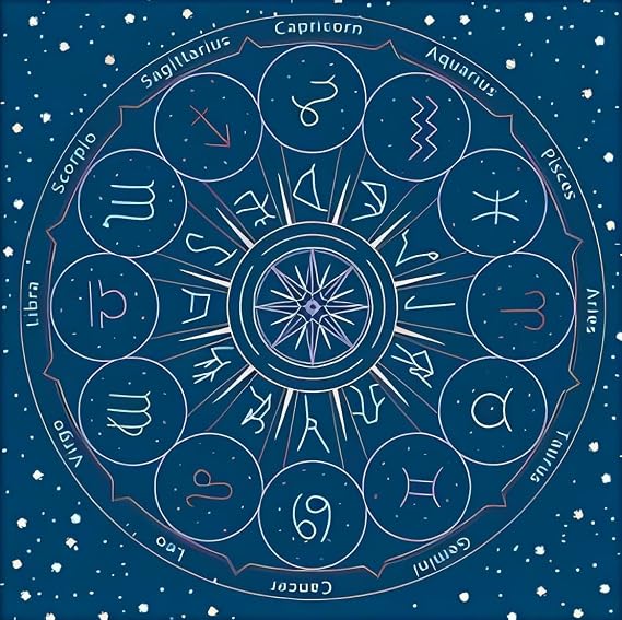 Tarot Mat, 75cm x 75cm Pendulum Divinations Mat Astrology Mat Altar Rune Tablecloth Square Shape Metaphysical Board Game Pad