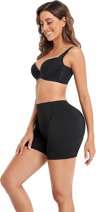 BIMEI 2PS+2PS sponge thigh pad hip pad pants Womens Butt Lifter Panties Hip Padded Panty Shapewear