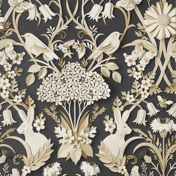 Fine Decor UK Woodland Charcoal