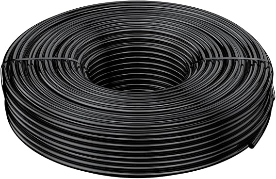 Pawfly 100 ft. 1/4 Drip Irrigation Tubing, Black Distribution Tubing PVC Blank Drip Irrigation Hose Roll for Garden Watering, Drip Irrigation Line for Drip Irrigation System