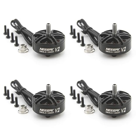 4PCS 2807 2806.5 Brushless Motor 1300KV RC Electric Motors 6S Drone Motor for APEX Mark4 Mark5 XL5 7/8/10inch FPV Drone Frame Racing Quadcopter