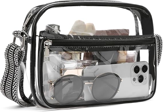 BOSTANTEN Clear Bag for Women Stadium Approved Crossbody Purse