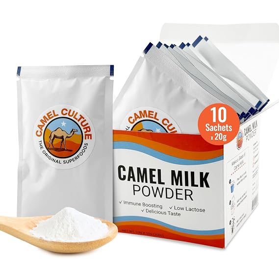 Camel Culture Dry Camel Milk Powder Nutrient health Drink(20g x 10 Sachets)