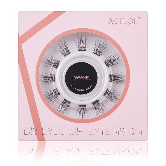 DIY Lash Extension Individual Clusters Volume Eyelash Pack Home Salon