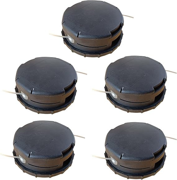 5Pack Speed Feed 450 Trimmer Head (10*1.25) for Echo SRM 266 SRM266 SRM-266 SRM-266S SRM-266T SRM-266U SRM-280 SRM-280S SRM-280T Weed Eater Straight Shaft String Trimmer Parts 99944200903 X047000940