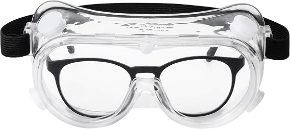 UNCO- Safety Goggles Over Glasses, Protective Goggles, Anti Fog, Work, Safety Glasses Over