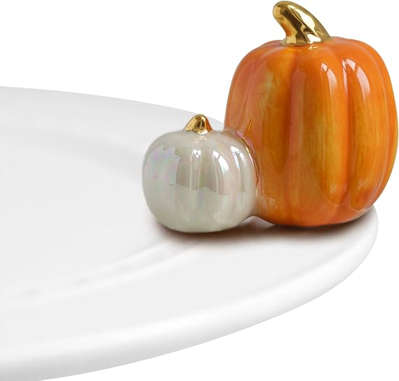 Nora Fleming Hand-Painted Mini: Pumpkin Spice (Double Pumpkin) A02