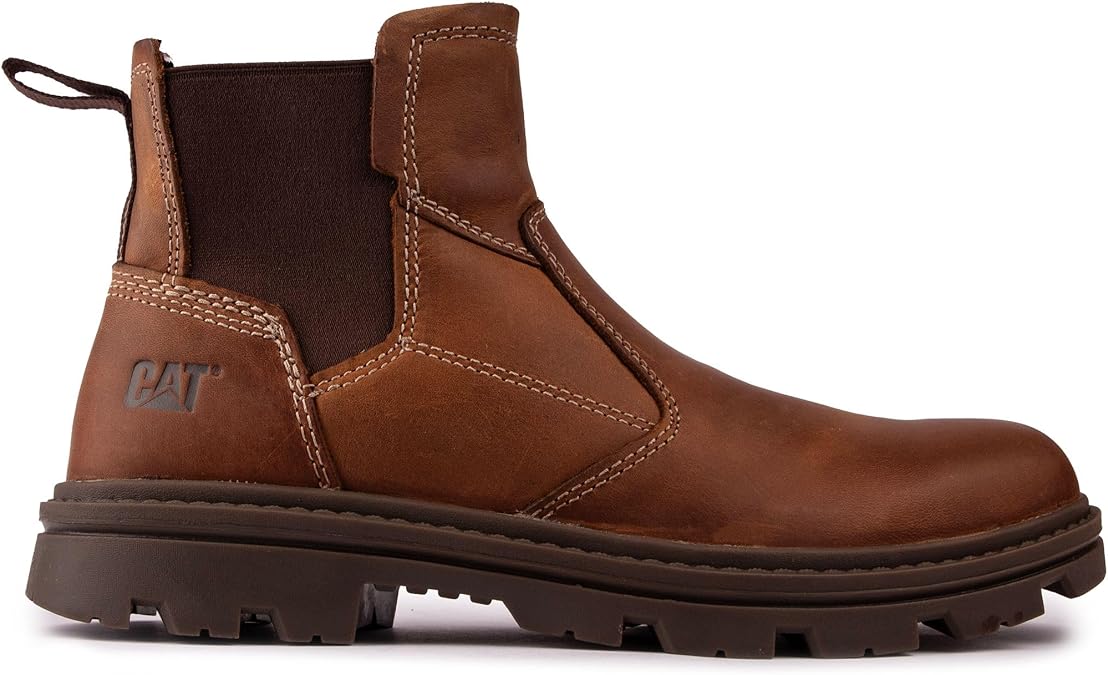 Cat Footwear, Practitioner Mens Chelsea Boot, Dark Beige, Uk 10