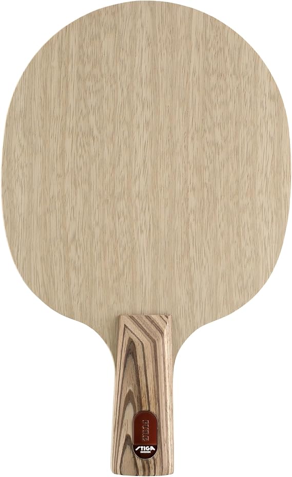 STIGA Pure Table Tennis Blade, Round Wood Blade for Experienced Advanced Offensive Players, Competition Approved