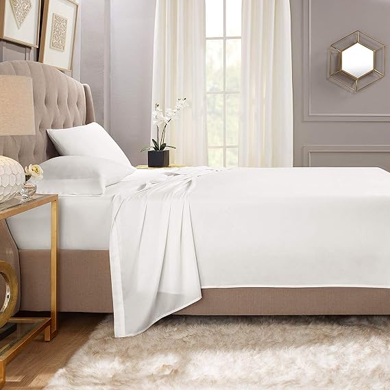 5PCs Split King Sheets Sets For Adjustable Beds 800 Thread Count 100% Cotton Bed Sheets Split Sheet Set, White Split Sheet Set, Single Ply Long-Staple Yarns,Fits Mattress Upto 12'' Deep Pocket
