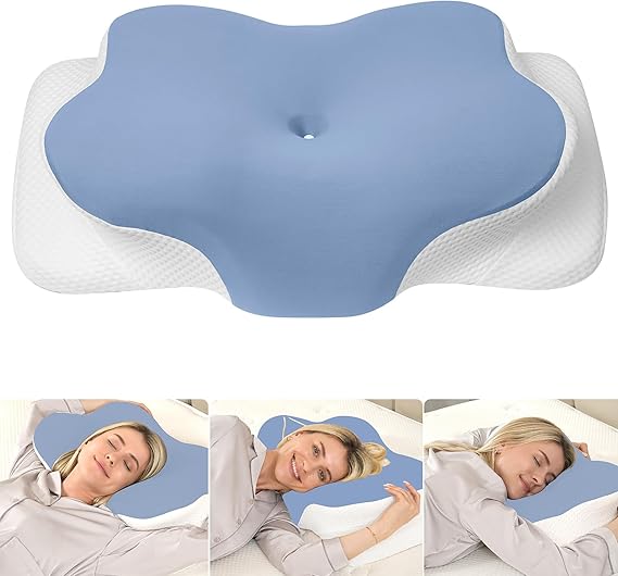 MULISOFT Memory Foam Pillow, Cervical Pillow, Neck Pillow, Ergonomic Pillow