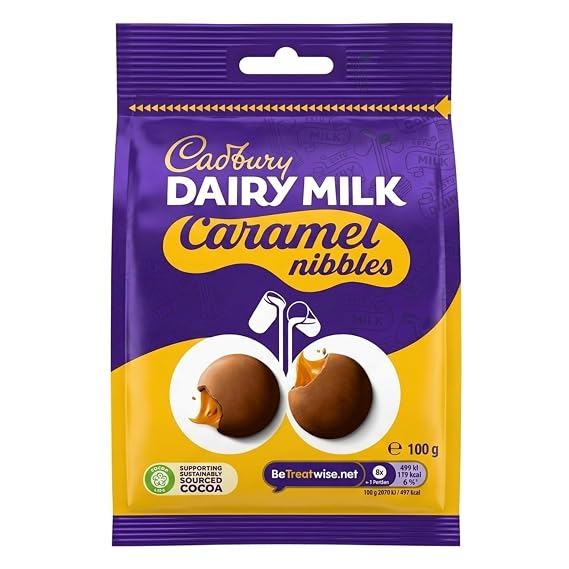 Cadbury Dairy Milk Caramel Nibbles 100g