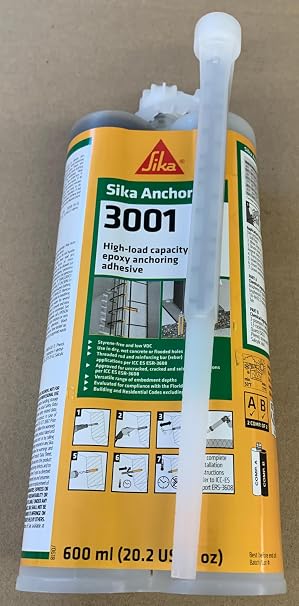 Sika AnchorFix-3001 100% Pure Epoxy 20oz