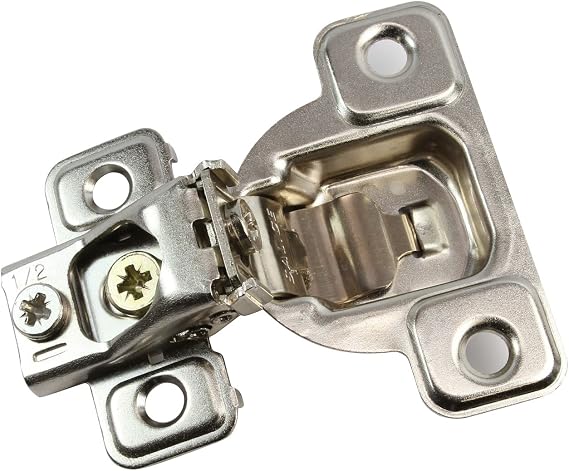 Salice 106 Degree Excenthree 1/2" Overlay Screw On Self Close Cabinet Hinge with 3 Cam Adjustment CSP3799XR (1)