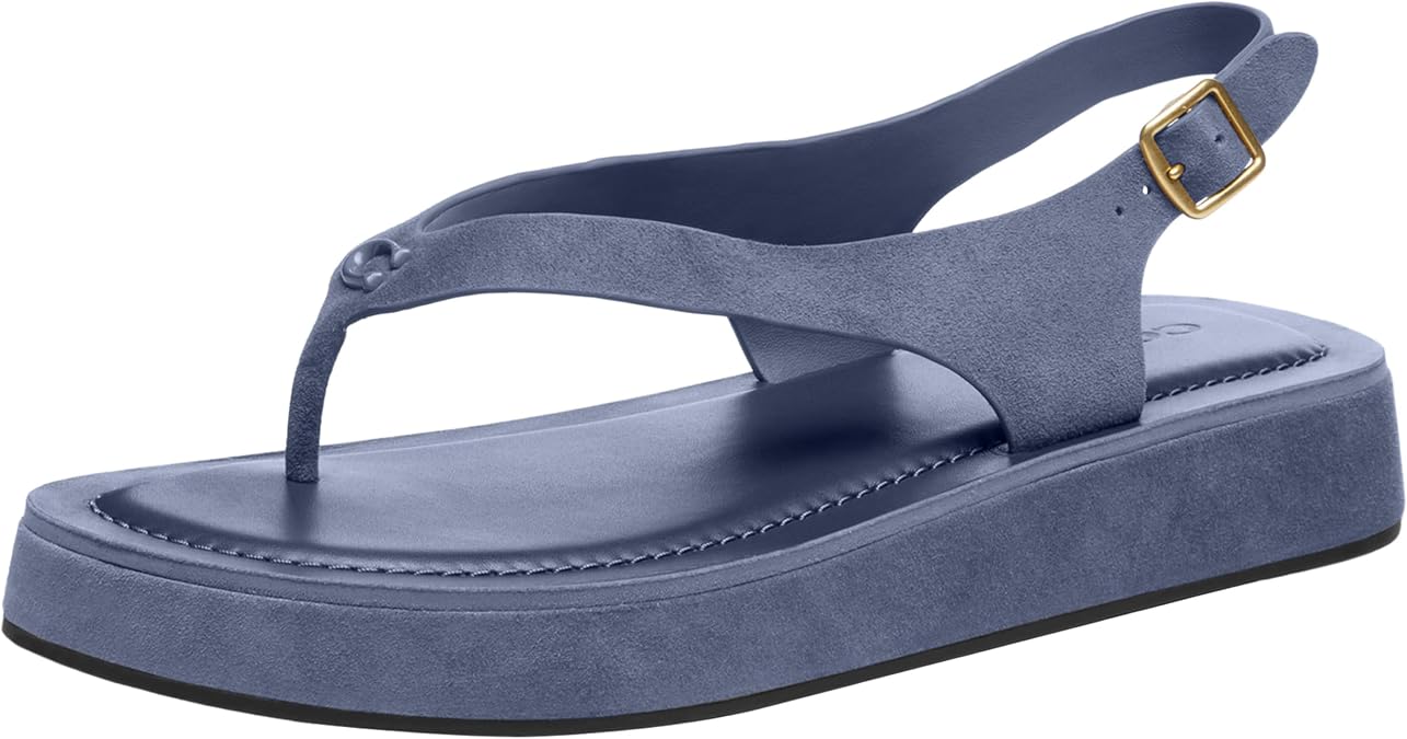 Coach Women's Sculpted C Platform Thong
