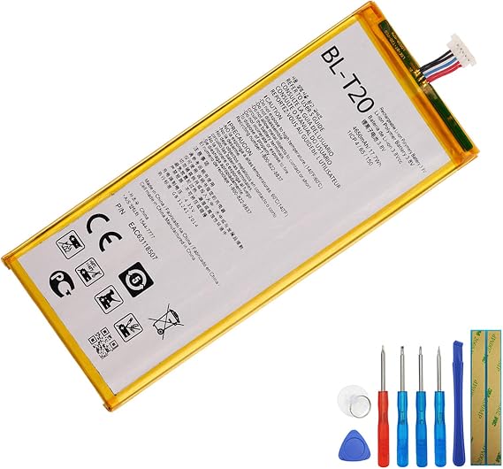 New Li-Polymer Replacement Battery BL-T20 Compatible with LG G Pad X 8.0 V521 V522 with Tool