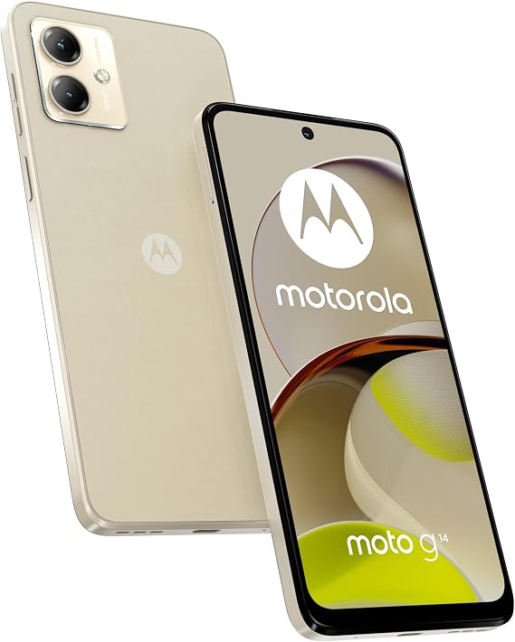 Motorola Smartphones Moto G14 4+128 Butter CreamVeganLeather