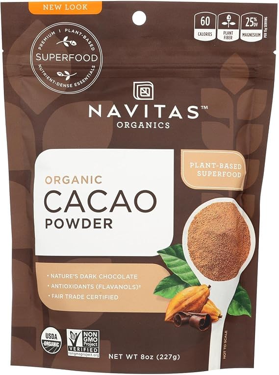 Navitas Naturals Organic Raw Cacao Powder, 8 Ounce - 12 per case.