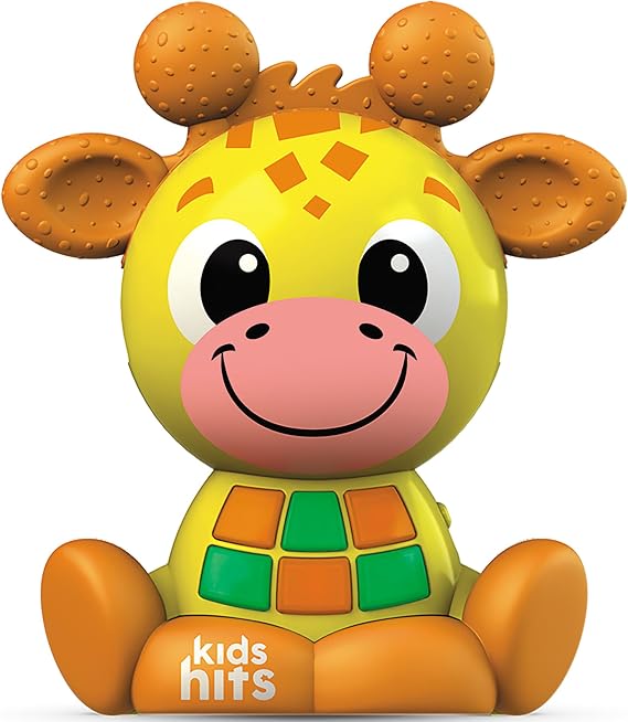 Kids Hits Babykins Moose Interactive Toy: Spark Joy and Learning for Kids 2 Years and Up - Bright Lights, Playful Tunes, and Educational Fun! (Yellow)