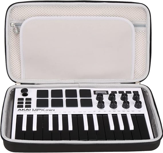 Mchoi Hard Portable Case Compatible with AKAI Professional MPK Mini MK3 / AKAI Professional Fire USB MIDI Controller, CASE ONLY