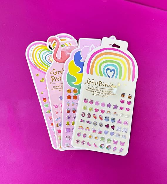 Colorful and Fun Embossed Sticker Set (1 Piece)