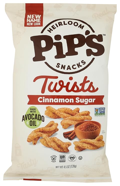 Pipsnacks Cinnamon Sugar Twists, 4.5 OZ