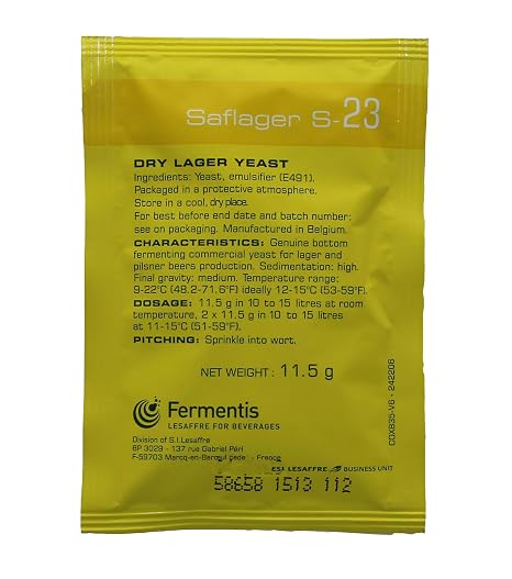 Fermentis TG-HUL9-CIDK Saflager S-23 Dry Yeast - 11.5g