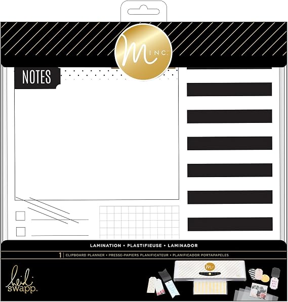 American Crafts Heidi Swapp Minc Lamination Clipboard Planner 7 Piece