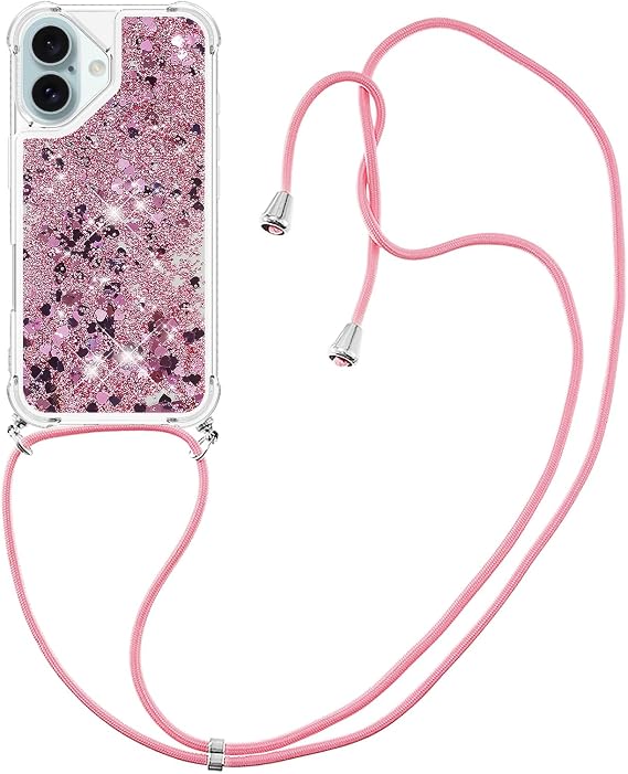 Compatible Galaxy S23 Ultra Case, Back SC-52D/SCG20 Cover, Cover for Galaxy S23 Ultra, Glitter, Flowing, Moving, TPU Case, Shoulder Strap, Adjustable Strap Length, Shock Absorption, Good Touch, Thin