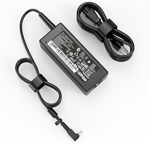 45W Charger for Acer Aspire 3 14 15 R14 R15 A315-24PT A315-58 A315-59