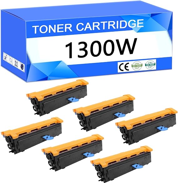 1300W Compatible Toner Cartridge - Replacement for Konica Minolta PagePro 1300W 1350W 1380MF 1390MF 1400W Printer 6 Black
