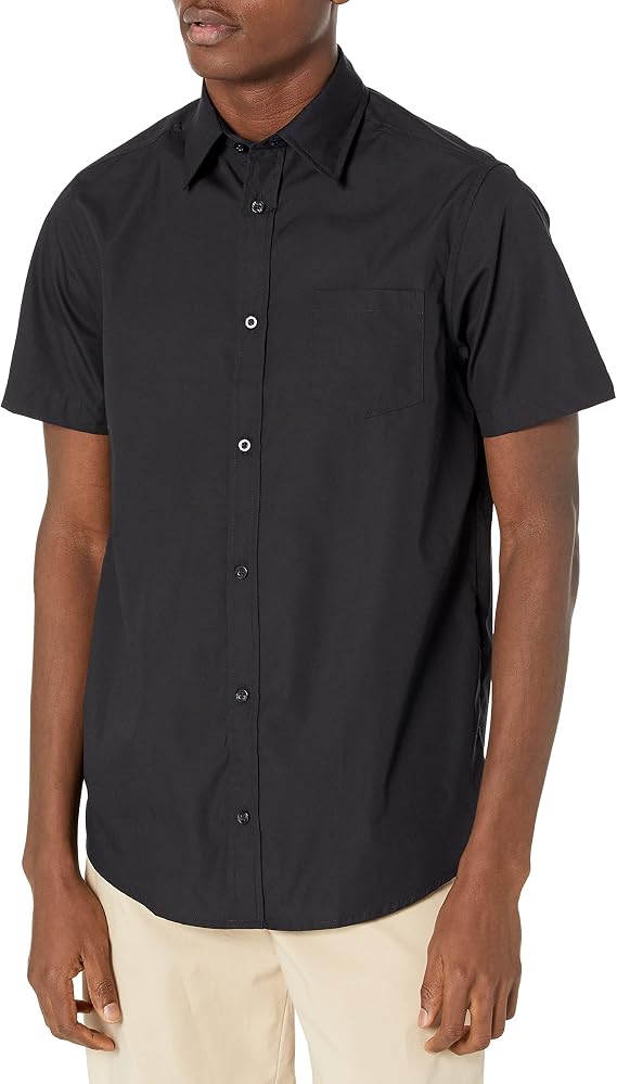 Lee Uniforms Men's Short Sleeve Dress Shirt