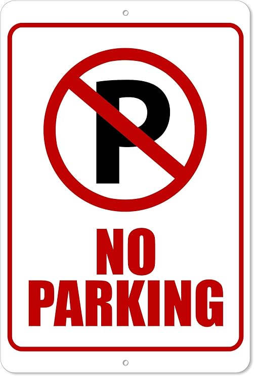 The King Kush No Parking Sign | 8 x 12 Aluminum Outdoor Sign