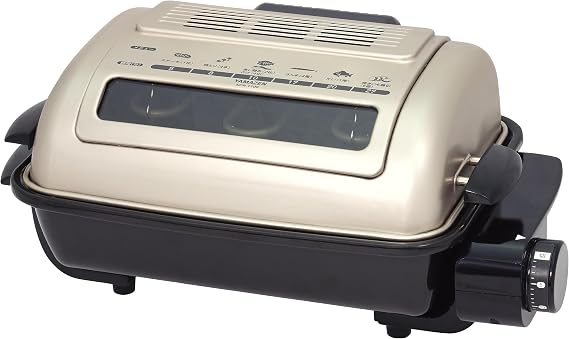 Yamazen Wide Grill Fish Roaster Fish Grill Gold NFR-1100 G