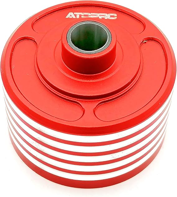 Aluminum One-Piece Differential Housing for Losi 5ive-T/ 2.0/ B and Mini (Red)