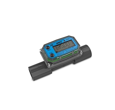 TM Series Turbine Flow Meter for Water Applications, 3/4 inch Female NPT Fittings (TM07NQ9GMA)
