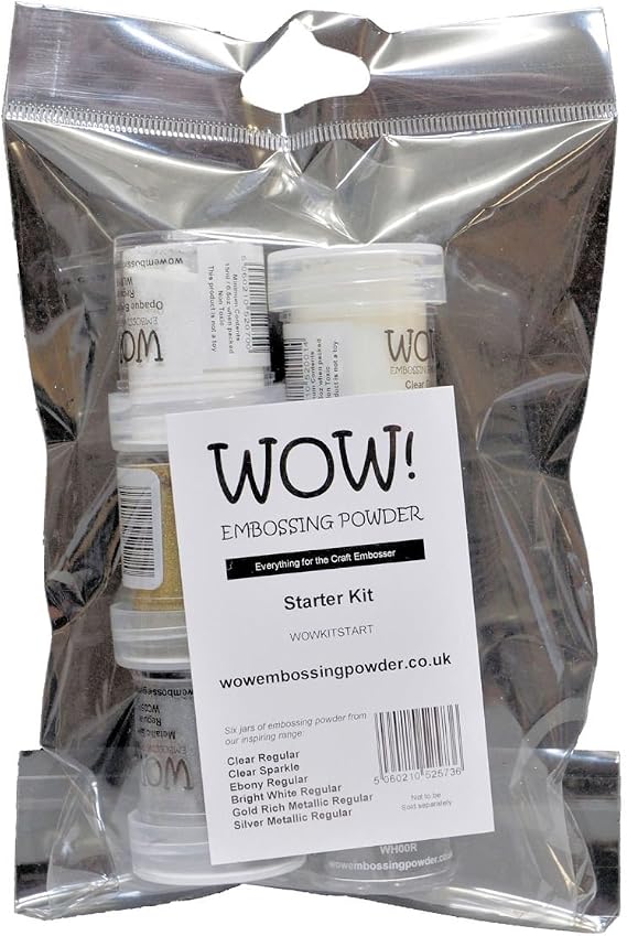 Wow! Embossing Powder Starter Kit 6 x 15ml Jars