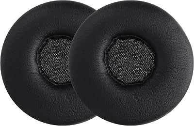 kwmobile Ear Pads Compatible with AKG N60NC Wired Earpads - 2X Replacement for Headphones - Black