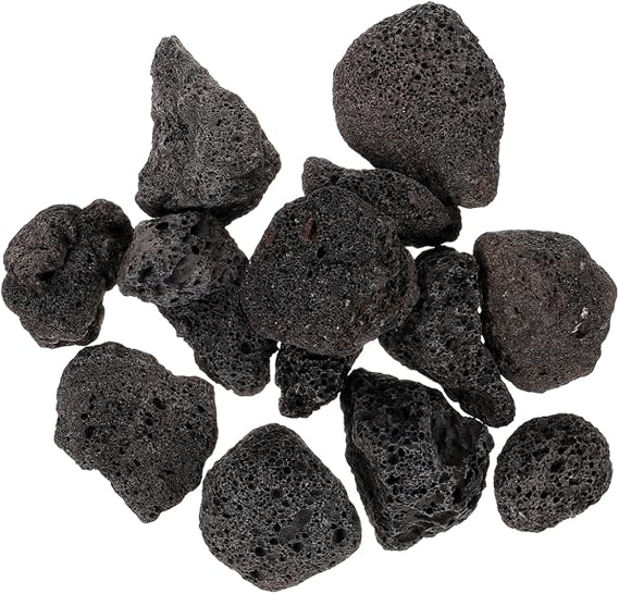 Mobestech Rock for Aquarium Natural Volcanic Stones for Landscaping and Plants Lightweight Decorative Rocks for Garden Rocks