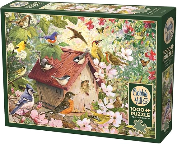 Cobble Hill 1000 Piece Puzzle - Blooming Spring - Sample Poster Included
