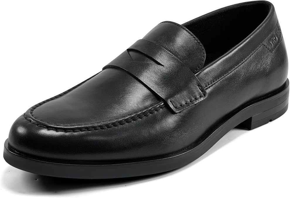 Rockport Sutton Men's Loafer, Black Leather, 10.6 inches 27.0 cm