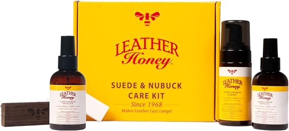 Leather Honey Suede Protector & Suede Care Kit